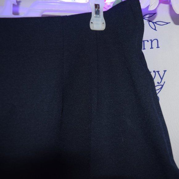 The Avenue Navy Side Zip Slacks Size 26 - Picture 4 of 8